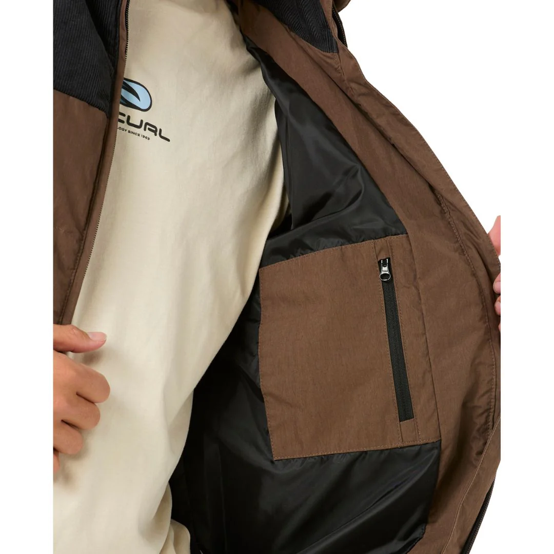 RIP CURL FADE OUT CORD PUFFER JACKET | CHAQUETA ACOLCHADA - Imagen 6