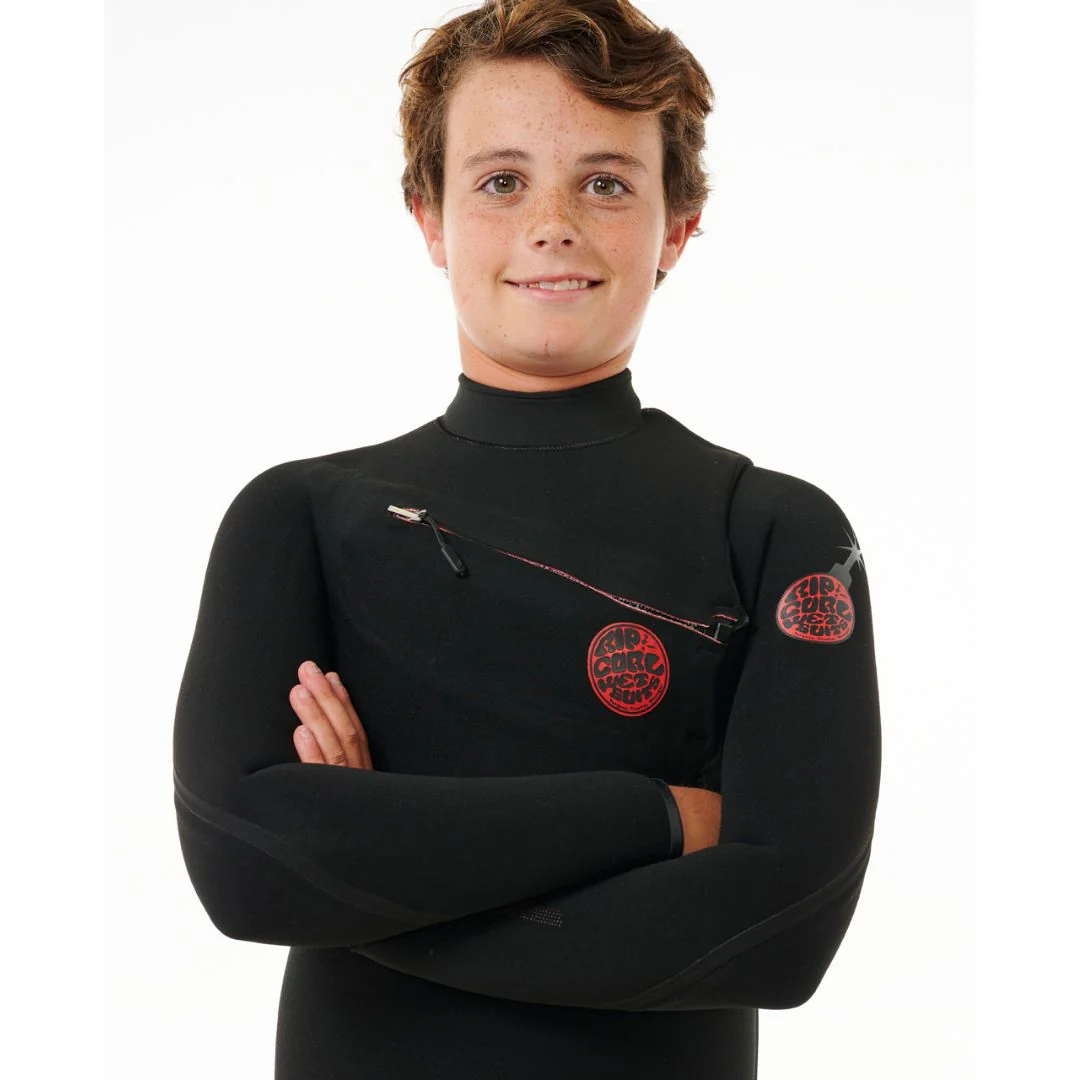 RIP CURL F-BOMB FUSION 4/3MM CHEST ZIP KIDS | TRAJE DE NEOPRENO INFANTIL - Imagen 7
