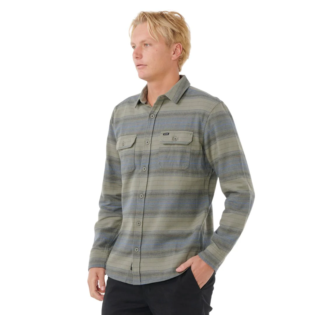 RIP CURL LINE UP FLANNEL SHIRT | CAMISA DE FRANELA CORTE RELAJADO - Imagen 3