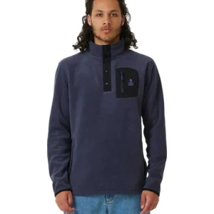 RIP CURL SEARCH POLAR FLEECE CREW PURPLE NIGHT| FORRO POLAR