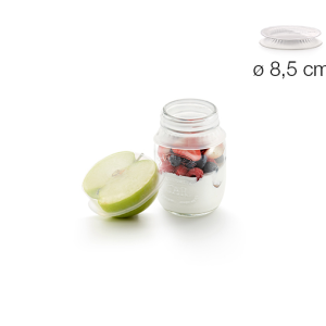 Dos tapas extensibles reutilizables Lékué 8,5 cm