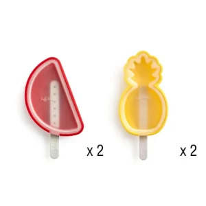 Kit 4 polos en forma de frutas tropicales Lékué