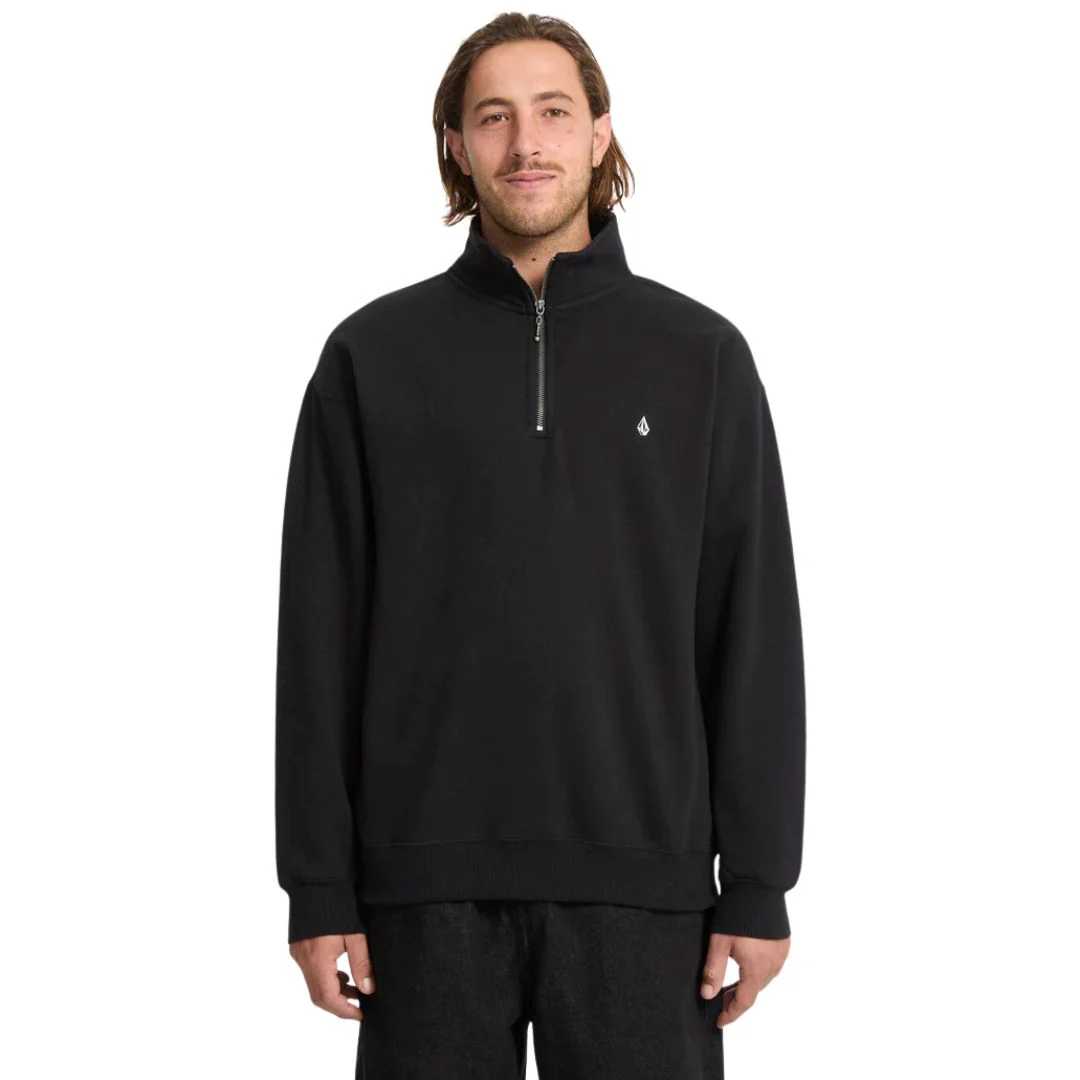 VOLCOM SINGLE STONE QUARTER ZIP | SUDADERA CON CAPUCHA Y MEDIA CREMALLERA