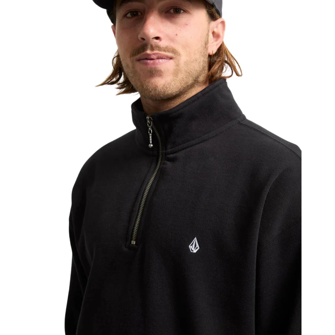 VOLCOM SINGLE STONE QUARTER ZIP | SUDADERA CON CAPUCHA Y MEDIA CREMALLERA - Imagen 4
