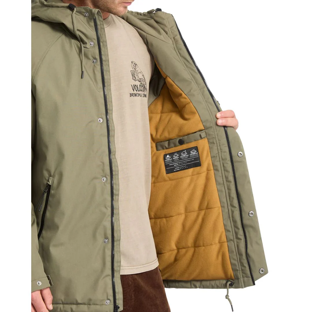 VOLCOM STOKE STONE II 10K | CHAQUETA IMPERMEABLE CON CAPUCHA - Imagen 5